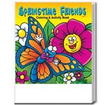 CS0436B Springtime Friends Coloring and Activity Book Blank No Imprint